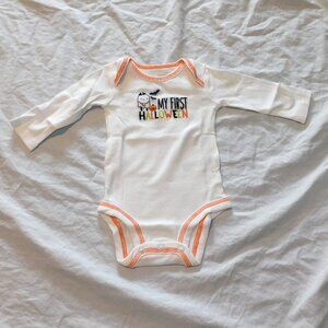 Baby First Halloween Unisex Long Sleeve One Piece Ghost Bats Girl Boy New